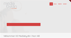 Desktop Screenshot of mediabyraninorr.se