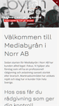 Mobile Screenshot of mediabyraninorr.se